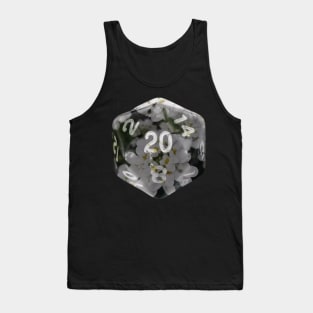 Nat20 White flowers Tank Top